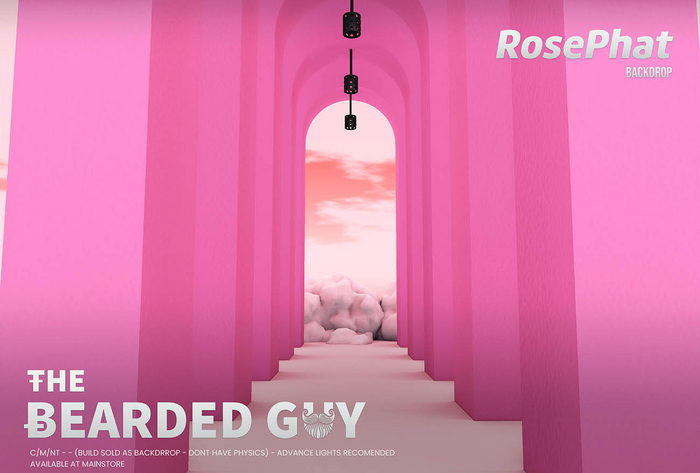 Rose Phat Backdrop - The Bearded Guy