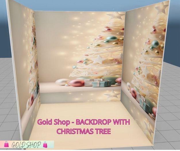Gold Shop - WITH CHRISTMAS TREE