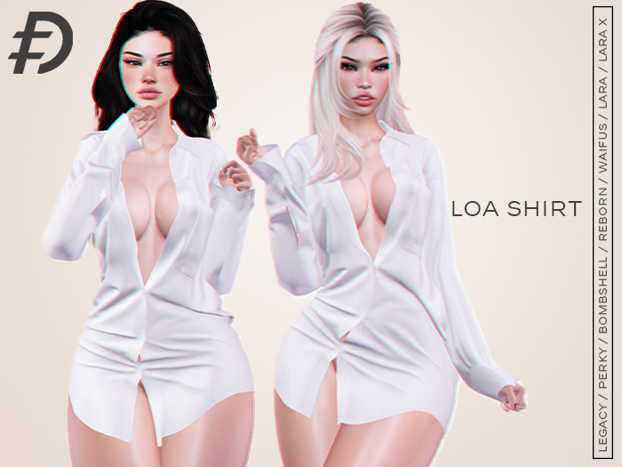 #Douceur - Loa Shirt - COLOR WHITE (№2)