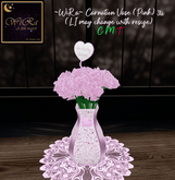 ~WiRa~ Carnation Vase (Pink) (BOX)