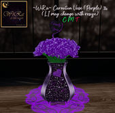~WiRa~ Carnation Vase (Purple) (BOX)