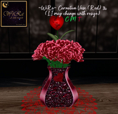 ~WiRa~ Carnation Vase (Red) (BOX)