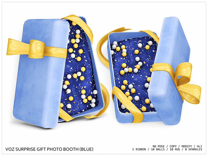 [VOZ] Surprise Gift Photo Booth (Blue)
