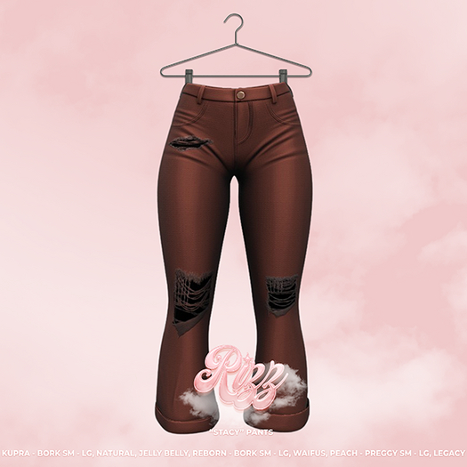 "RIZZ" X "STACY" PANTS - BROWN