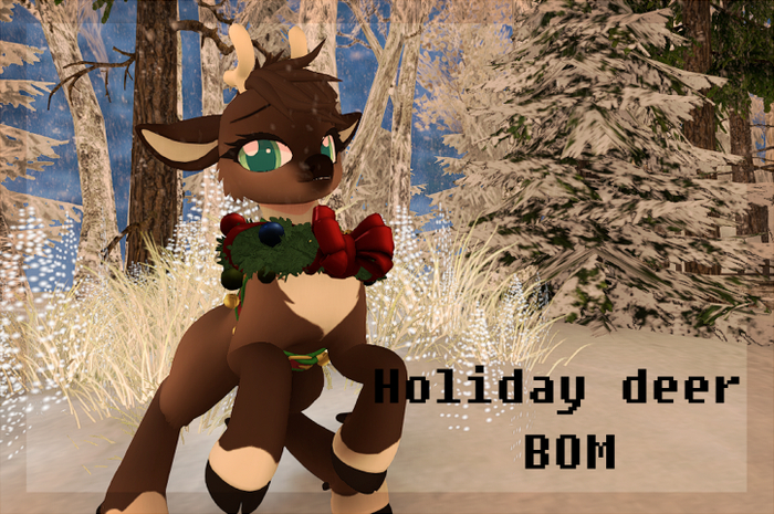 OP Holiday deer 