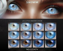 S H I M M  /  Lelutka Eyes Applier ~ BOM / CCXCV SET I