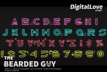 Pack Digital Love Alphabet - The Bearded Guy