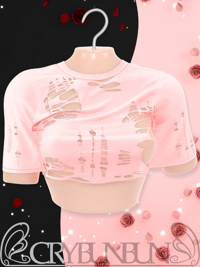 CryBunBun - Roughed Up Top - Blush - Unpacker HUD
