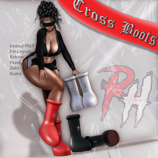 RozayHouston-Cross Boots