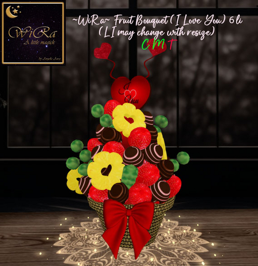 ~WiRa~ Fruit Bouquet (I Love You) (BOX)