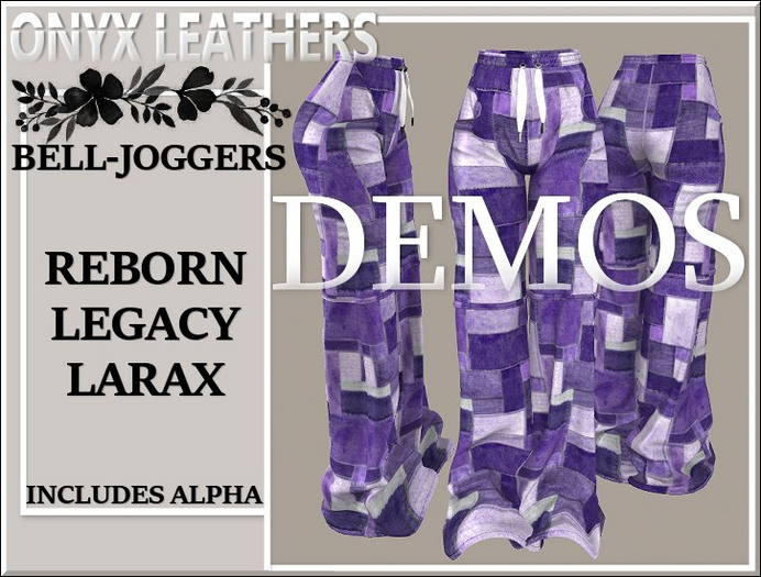 Demos for Bell Joggers - Purple