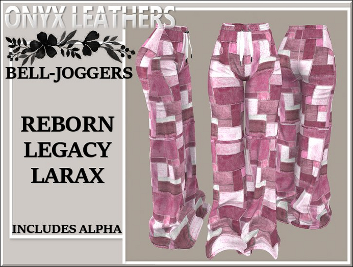 Bell Joggers - Pink
