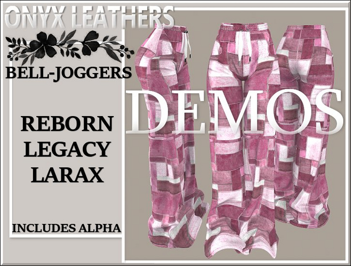 Demos for Bell Joggers - Pink