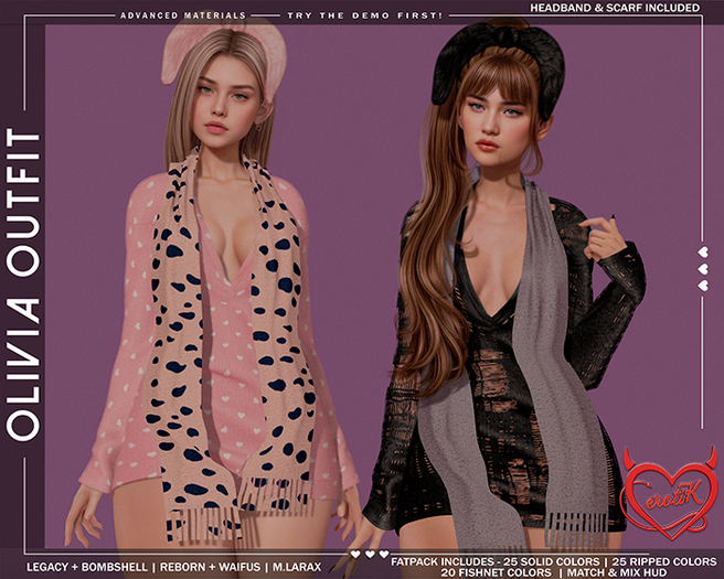 [erotiK] Olivia Outfit FATPACK