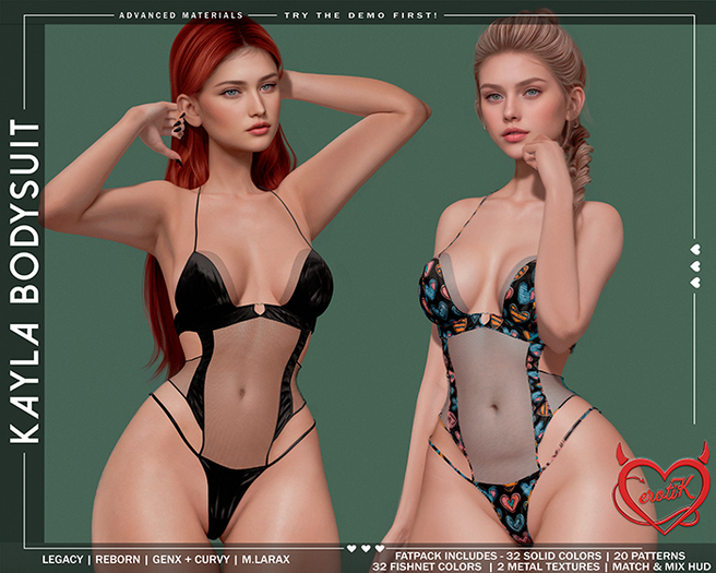 [erotiK] Kayla Bodysuit FATPACK
