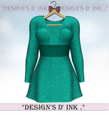Samantha Dress Emerald Ocean
