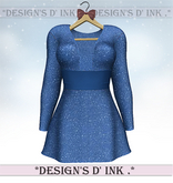 Samantha Dress Prussian Blue
