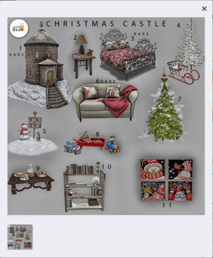 05  Little Bee - Christmas Castle