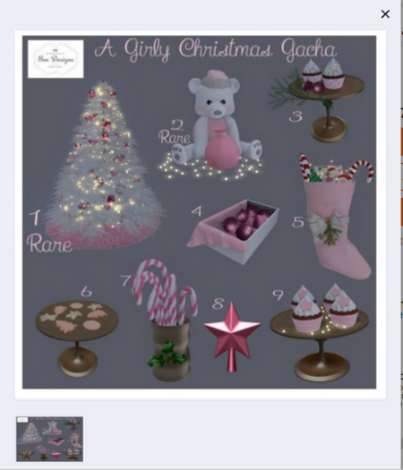 Bee designs - A Girly christmas Gacha 7