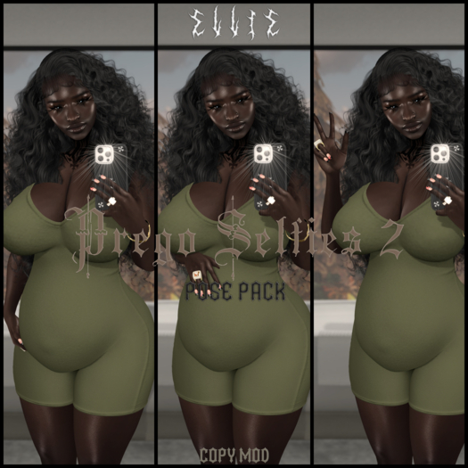 ELLIE ~ Prego Selfies 2  ~ Pose pack 