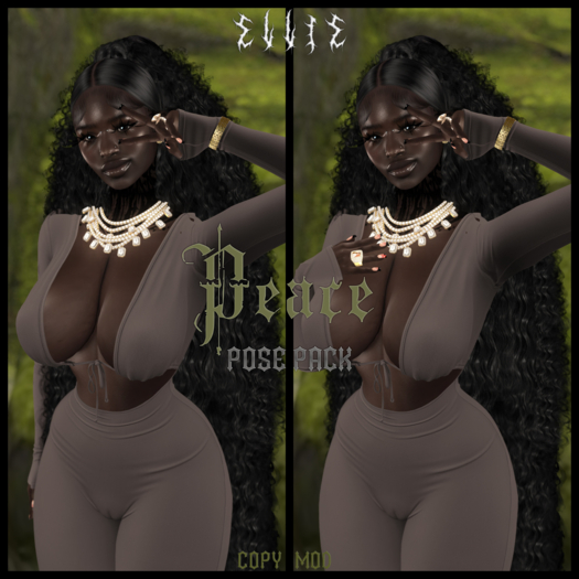 ELLIE ~ Peace ~ Pose pack 