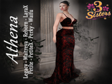 3 Sisters - Athena Outfit - (Scarlet Scrollwork) 