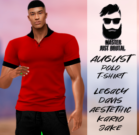 MJB Polo Shirt - red