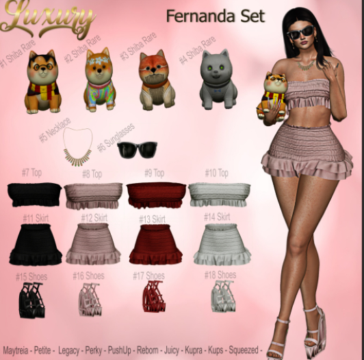 #16 Fernanda Shoes Pink [Luxury]