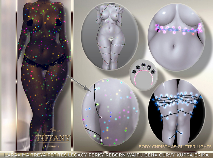 ::TD:: Body Christmas Glitter Lights + Lara X