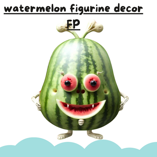 (AL) watermelon figurine decor FP