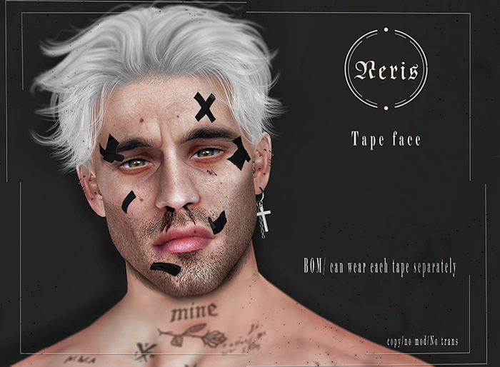 Neris. tape face