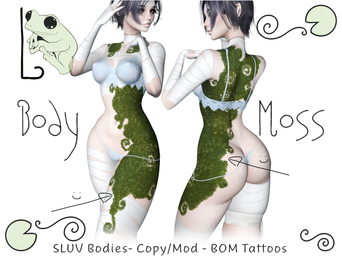 -Lilly- Body moss - SLUV BOM bodies - Gift