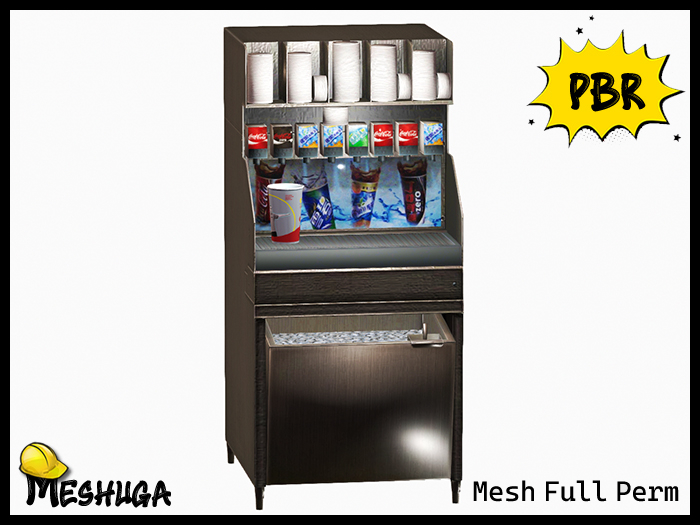 Meshuga PBR Restaurant Soda Dispenser FULL PERM MESH