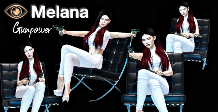 Melana Poses - Her Gunpower 