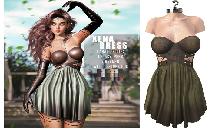 UNA. Xena Dress Green