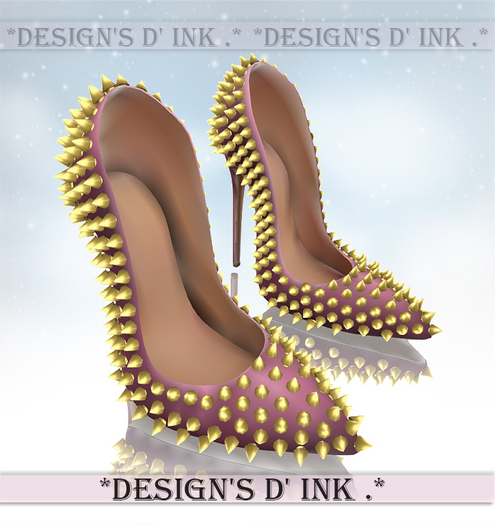 Sharon Heels Rose & Gold