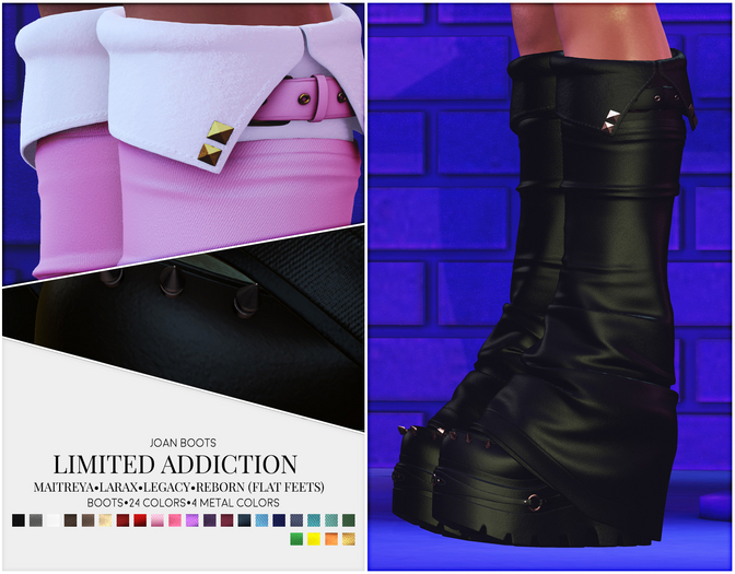 Limited Addiction - Joan Boots - Fatpack