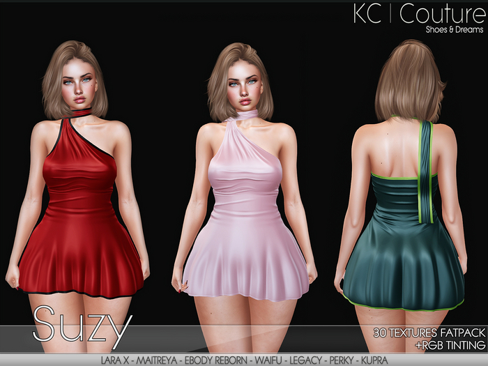 -KC- SUZY DRESS / 30 COLORS FATPACK