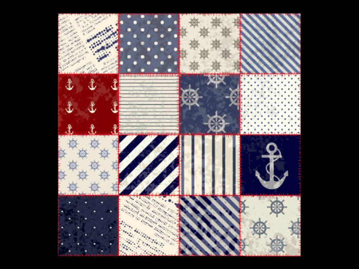 *6KW* FULL PERM Seamless Marina Quilt Texture