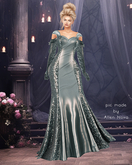 !dM Sylvester **SILVER** DRESS + ACCESSORIES (No 5+ 6) MAITREYA - SALE !