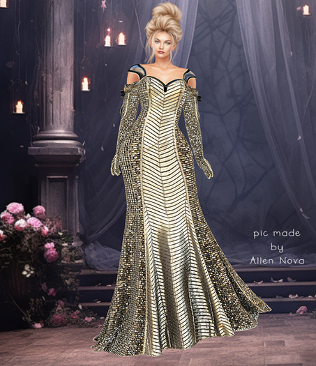 24 RARE !dM Sylvester **ARTDECO DRESS** (BOX LARA)