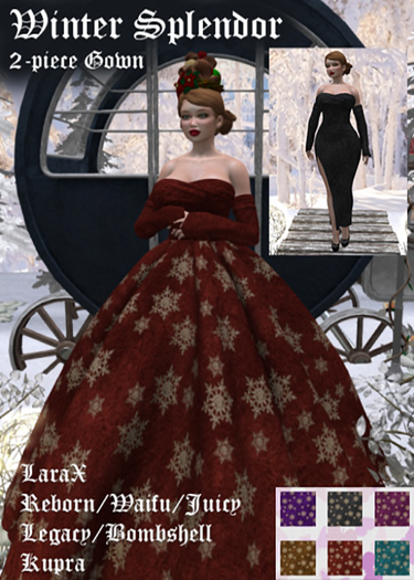 Winter Splendor Gown BOXED