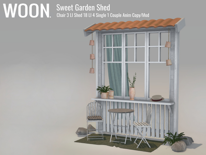 WOON. - Sweet Garden Shed