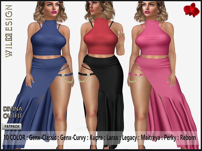 [Wild  Design] Divina Outfit Fatpack
