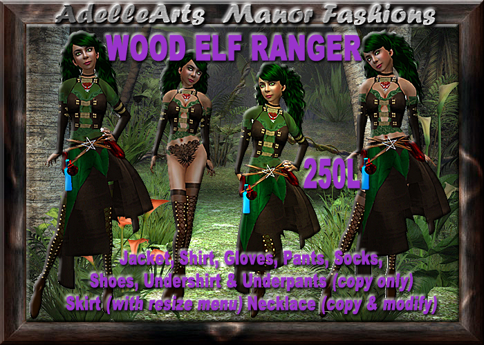 AdelleArts Wood Elf Ranger