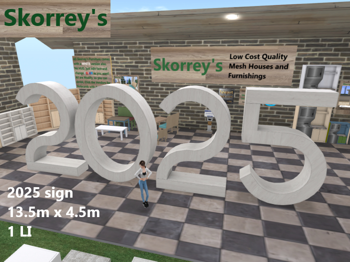 Big Wooden 2025 sign! 1 LI Happy New Years!!n Stretch it BIGGER!!!