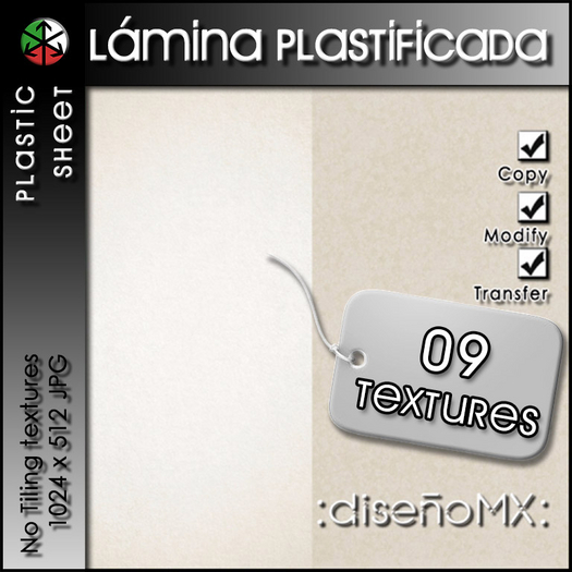 Lámina Plastificada :dmx: (Plastic Sheet) 