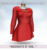 Berry Dress Red Silk