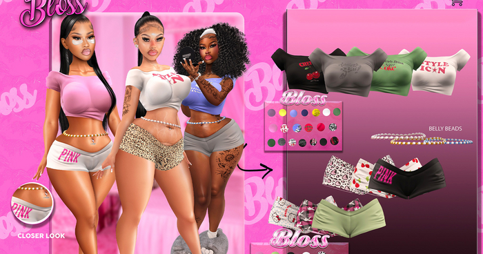 BLOSS- Kammi Shorts FATPACK