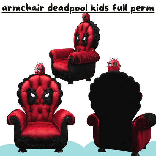(AL) armchair deadpool kids full perm
